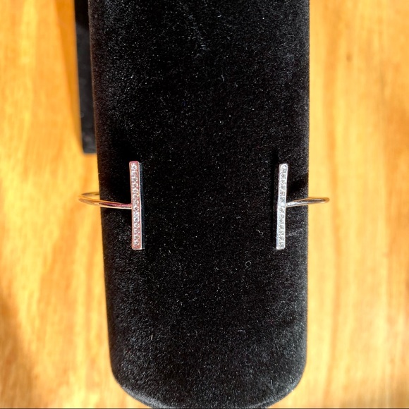 Cubic Zirconium Silver Color Bracelet - Picture 5 of 5